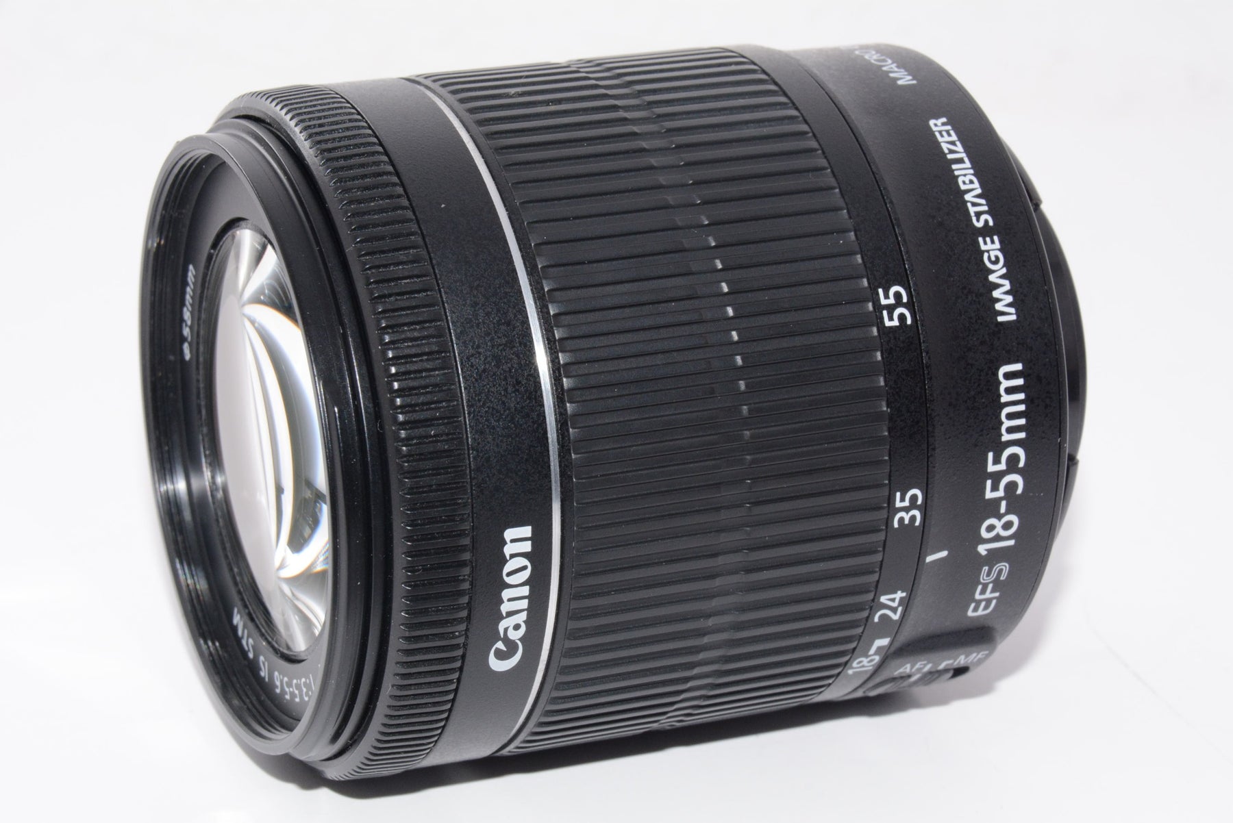 【外観特上級】Canon 標準ズームレンズ EF-S18-55mm F3.5-5.6 IS STM
