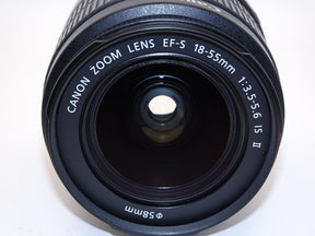 【外観特上級】Canon 標準ズームレンズ EF-S18-55mm F3.5-.5.6 IS II