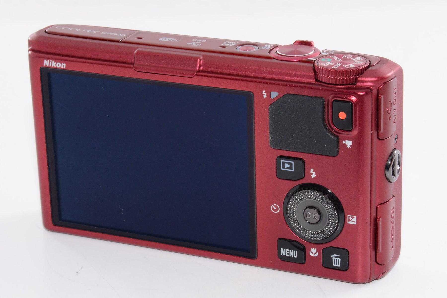【外観並級】Nikon デジタルカメラ COOLPIX S9500 光学22倍ズーム Wi-Fi対応 ヴェルヴェットレッド S9500RD
