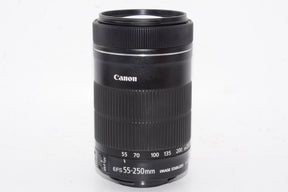 【外観特上級】Canon 望遠ズームレンズ EF-S55-250mm F4-5.6 IS STM