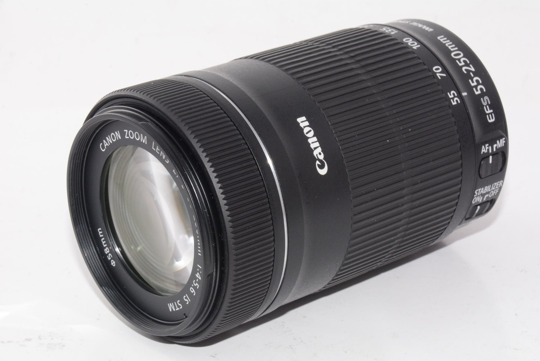 【外観特上級】Canon 望遠ズームレンズ EF-S55-250mm F4-5.6 IS STM