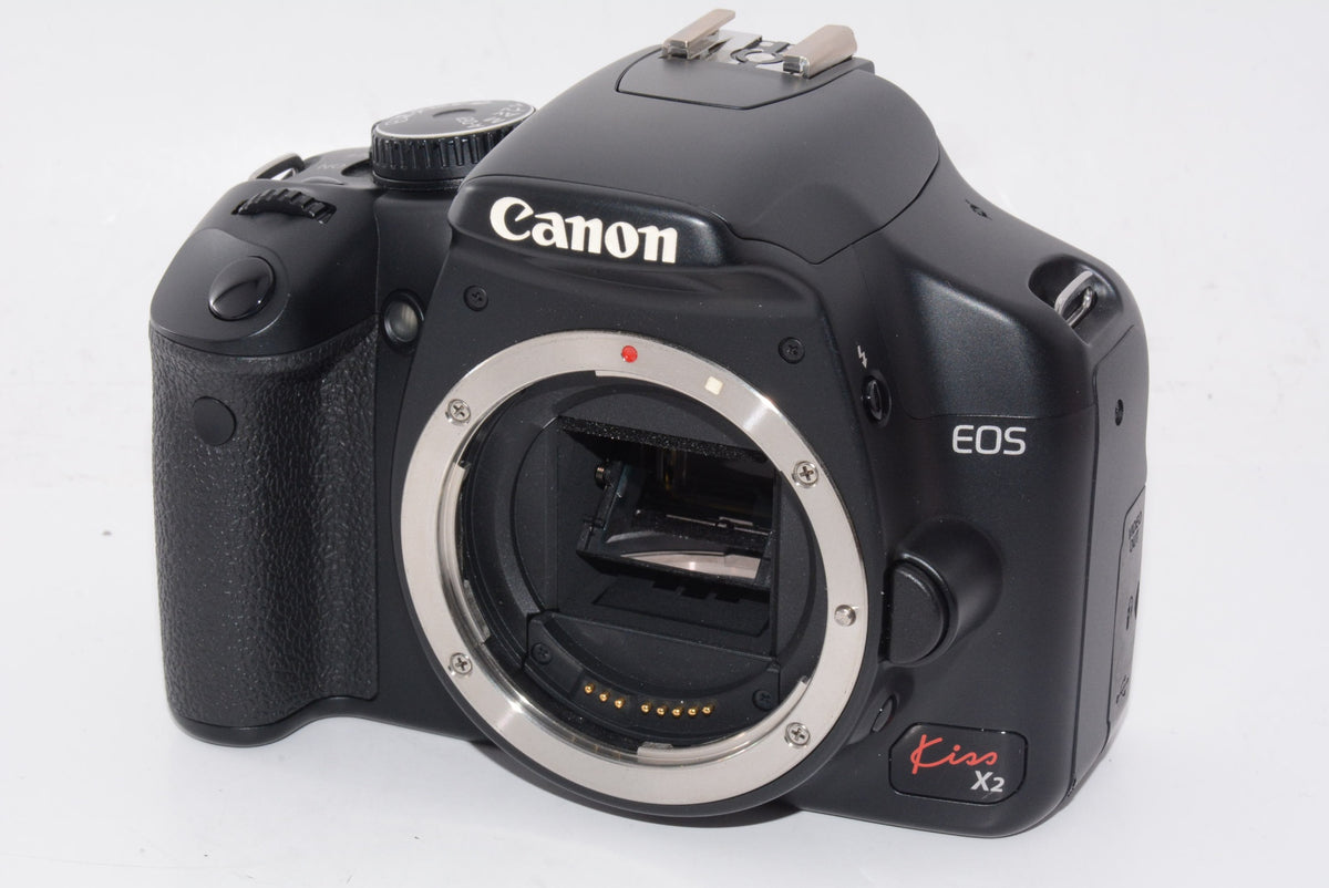 【外観特上級】Canon デジタル一眼レフカメラ EOS Kiss X2 レンズキット KISSX2-LKIT