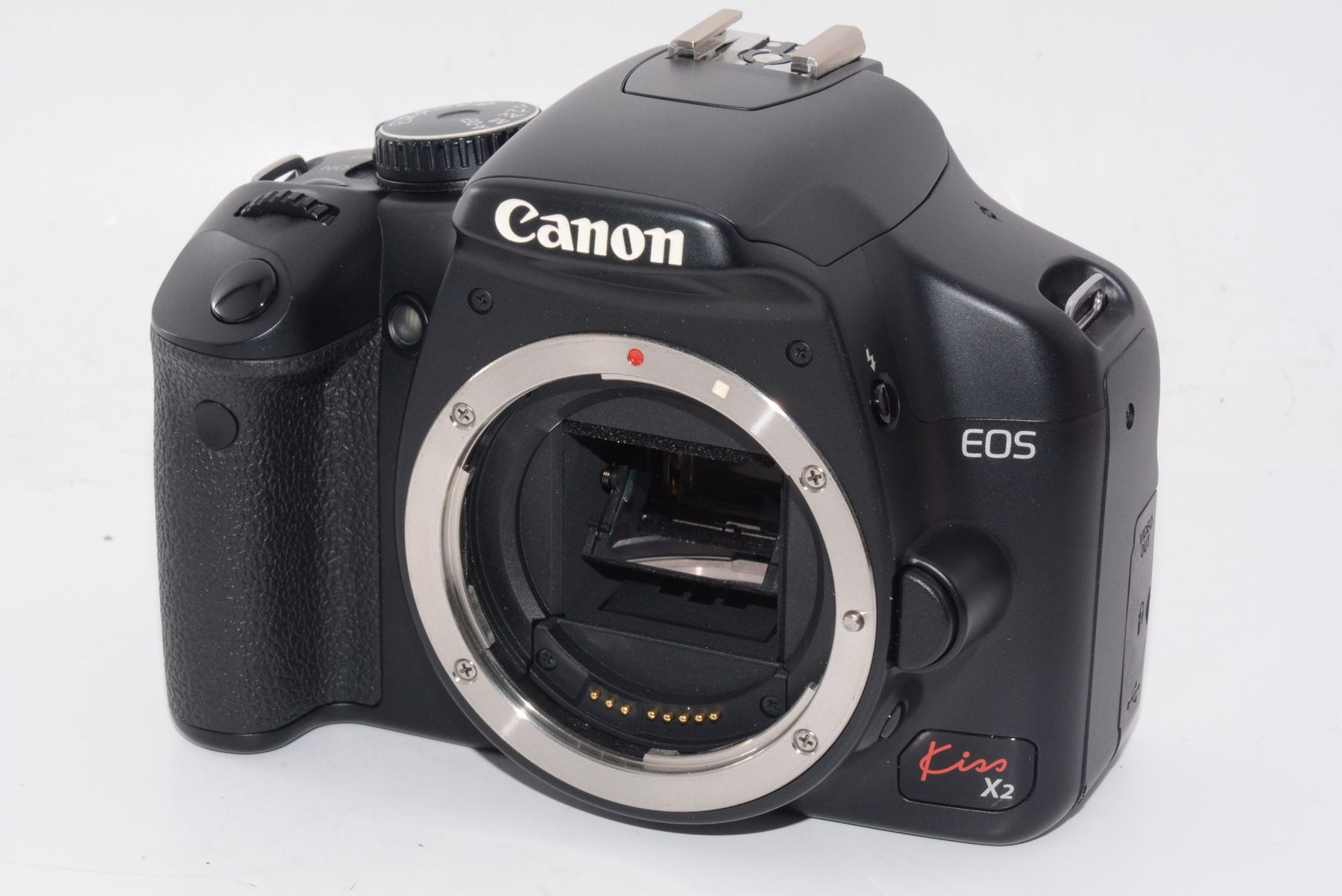 【外観特上級】Canon デジタル一眼レフカメラ EOS Kiss X2 レンズキット KISSX2-LKIT