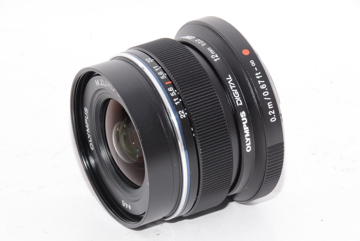 【外観特上級】OLYMPUS 単焦点レンズ M.ZUIKO DIGITAL ED 12mm F2.0 ブラック ED 12mm F2.0 BLK