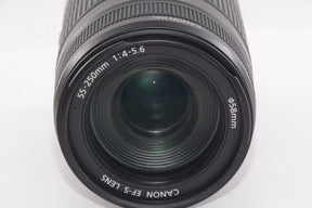 【外観特上級】Canon 望遠レンズ EF-S55-250mm F4-5.6 IS