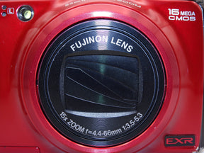 【外観並級】FUJIFILM デジタルカメラ FinePix F550EXR レッド FX-F550EXR R