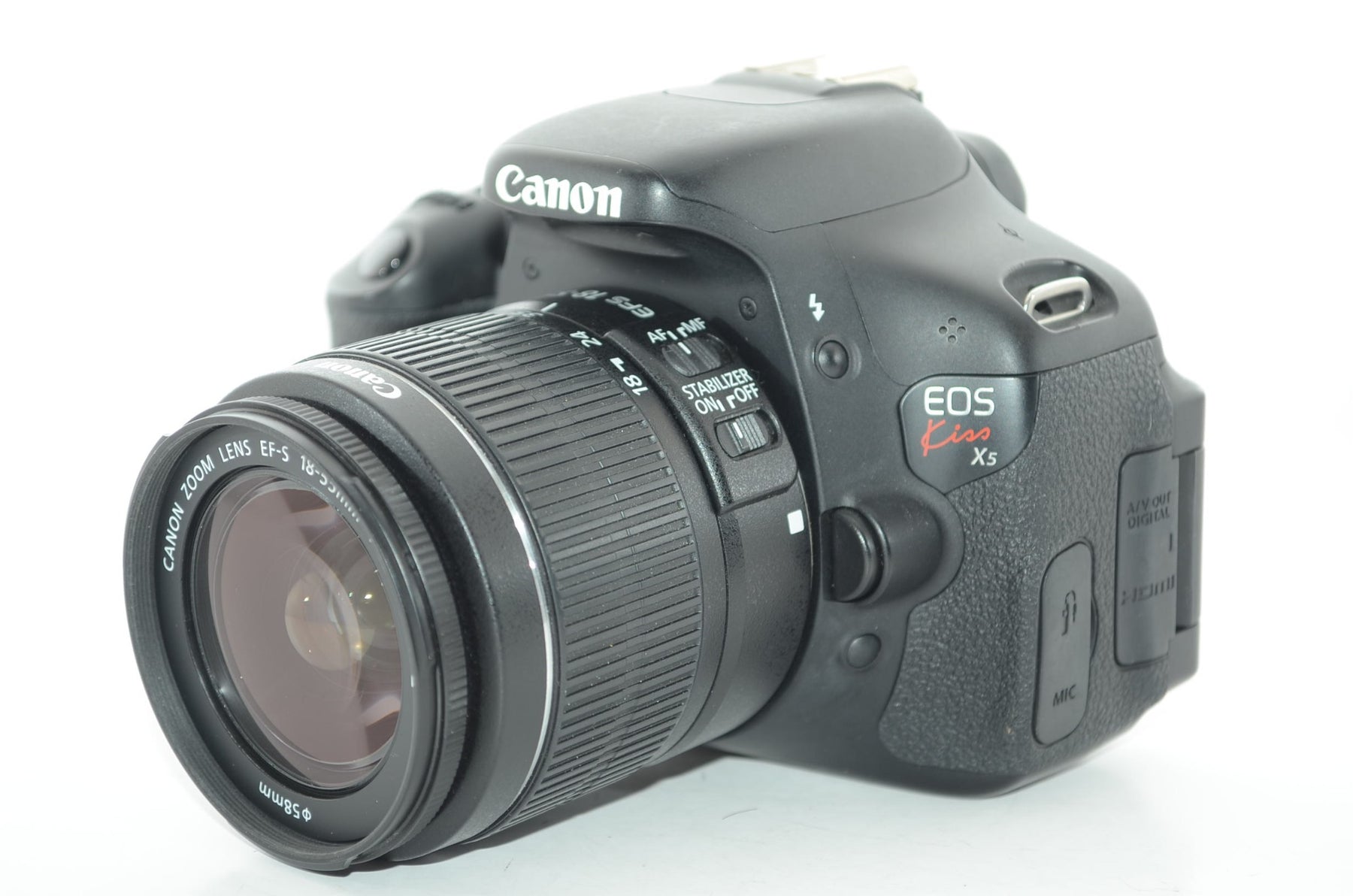 外観特上級】Canon デジタル一眼レフカメラ EOS Kiss X5 ダブルズーム 