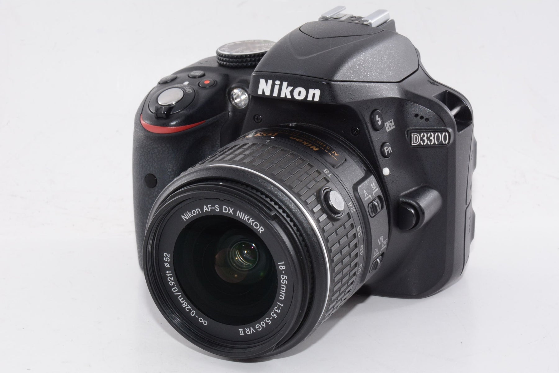 【外観並級】Nikon デジタル一眼レフカメラ D3300 18-55 VR IIレンズキット ブラック D3300LKBK