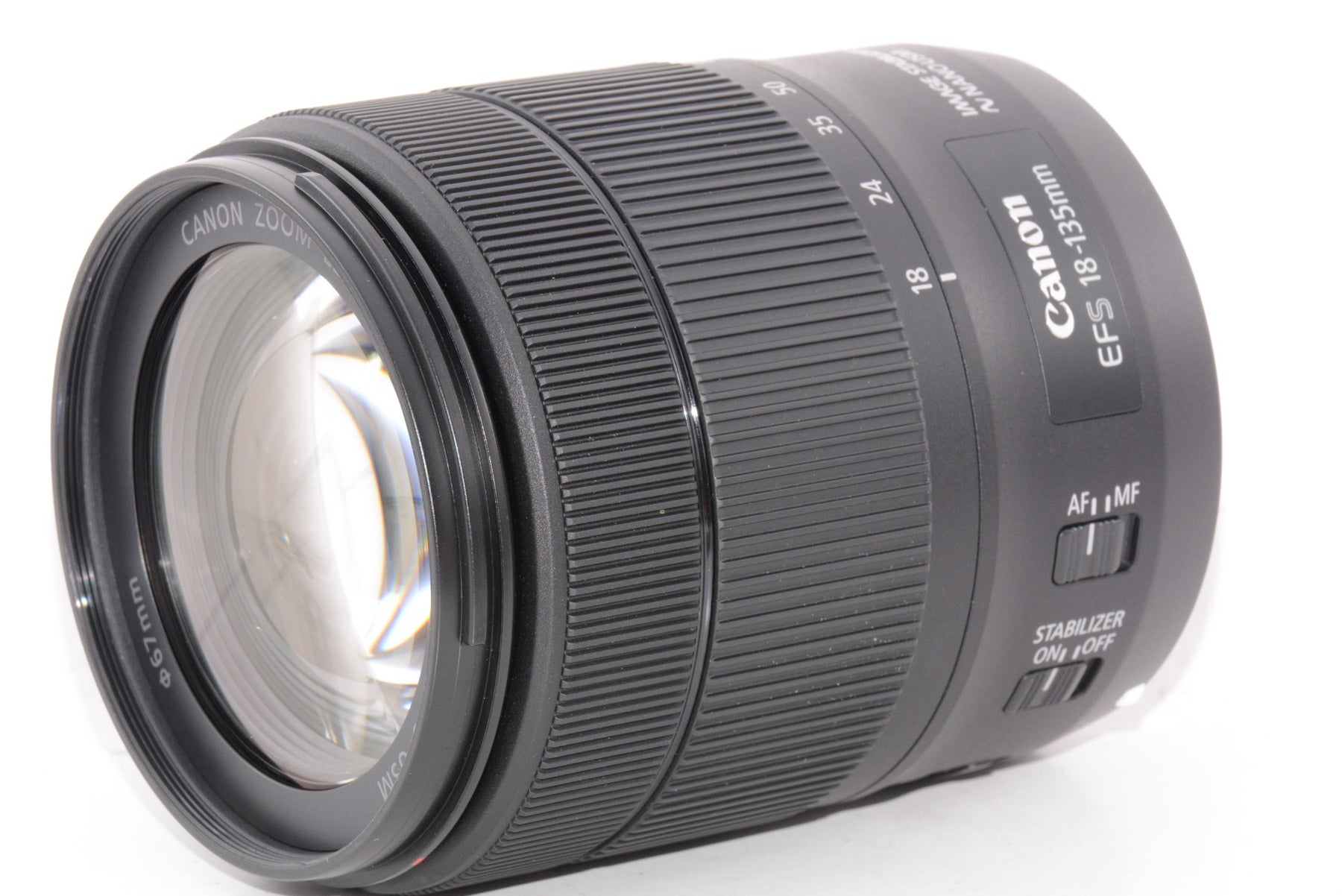 【外観特上級】Canon 標準ズームレンズ EF-S18-135㎜ F3.5-5.6 IS USM APS-C対応