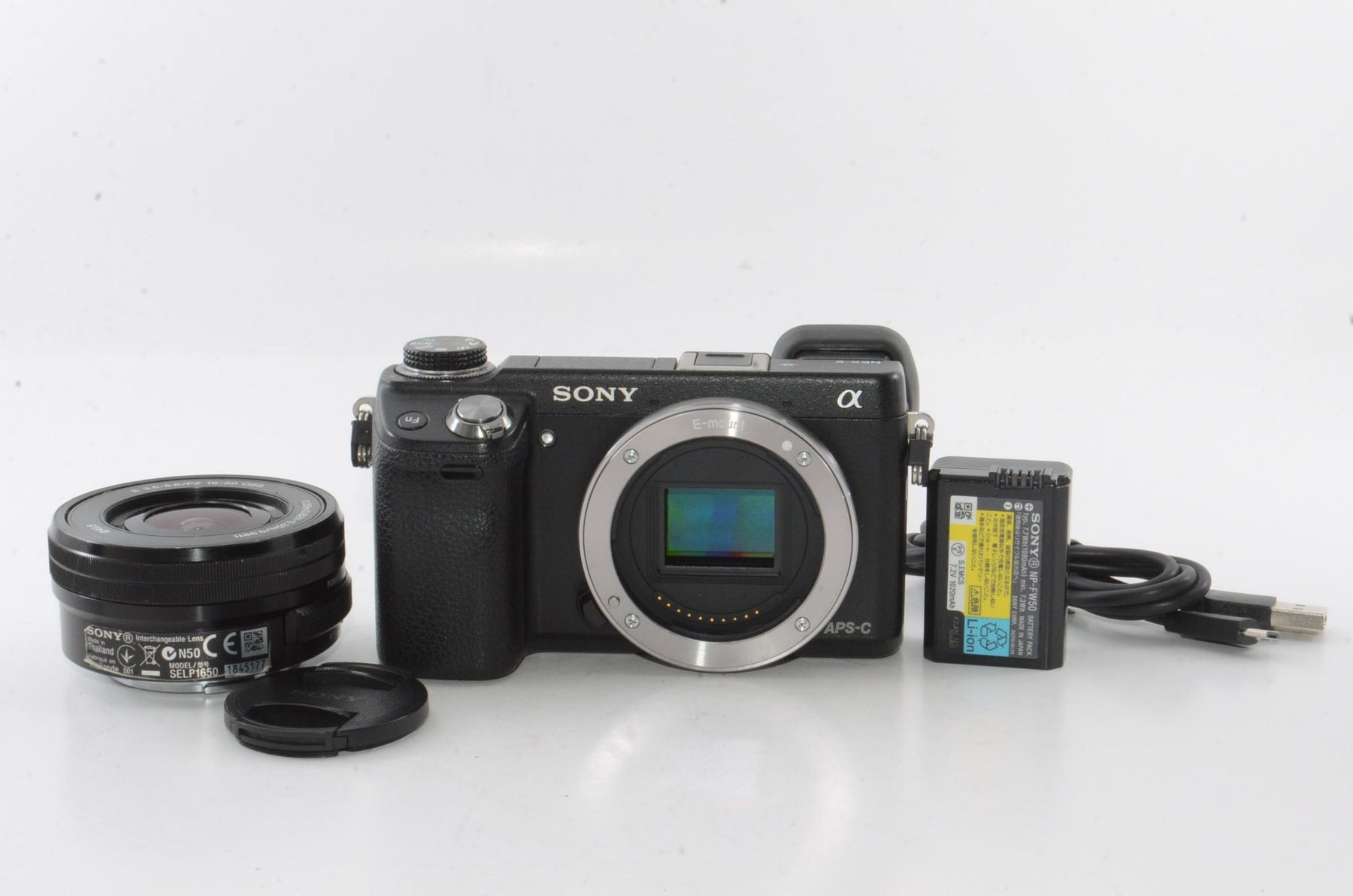 【外観特上級】SONY α NEX-6 パワーズームレンズキット E PZ 16-50mm F3.5-5.6