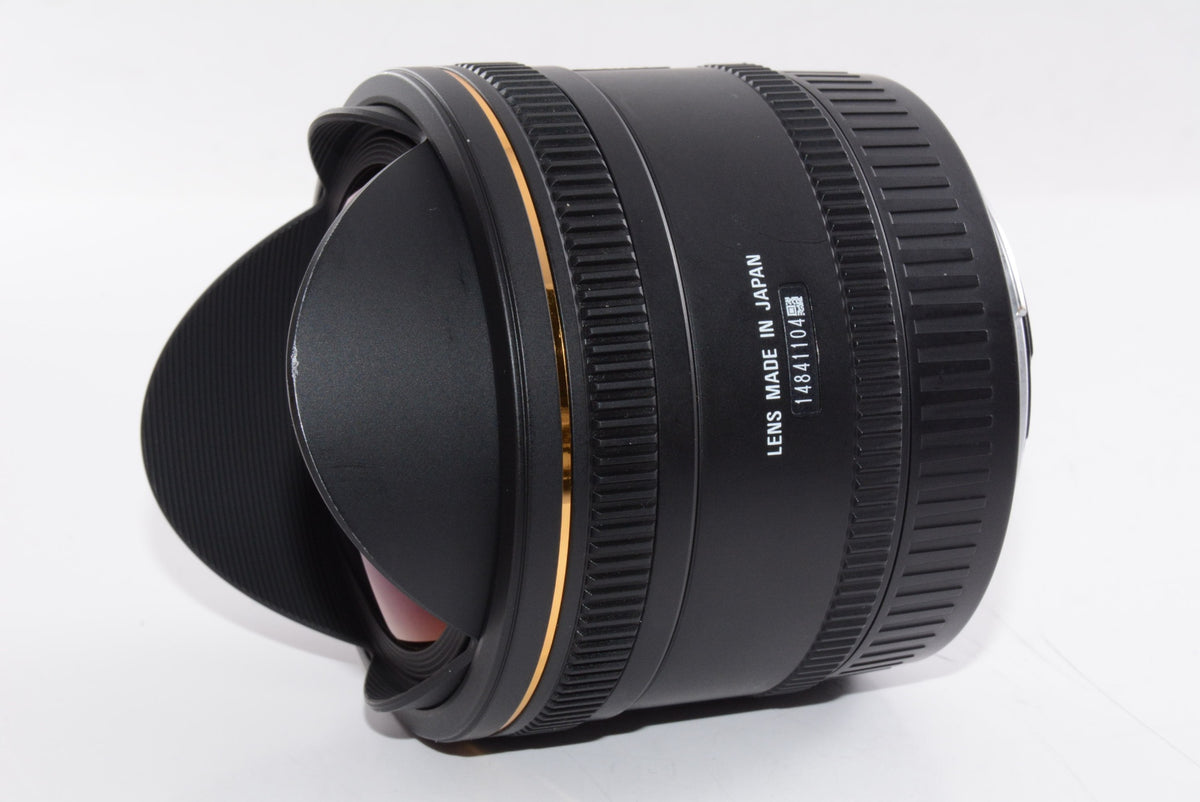 【外観特上級】SIGMA 単焦点魚眼レンズ 10mm F2.8 EX DC FISHEYE HSM キヤノン用 対角線魚眼 APS-C専用 477547