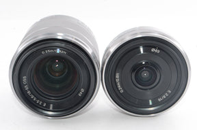 【外観特上級】ソニー SONY ミラーレス一眼α NEX-5 ダブルレンズキット シルバー NEX-5D/S