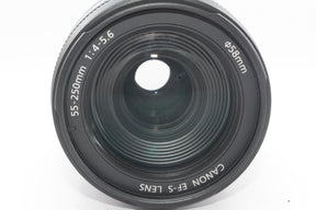 【外観特上級】Canon 望遠レンズ EF-S55-250mm F4-5.6 IS
