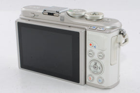 【外観並級】OLYMPUS ミラーレス一眼カメラ PEN E-PL10 14-42mm EZレンズキット ホワイト