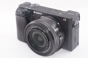 【外観特上級】ソニー ミラーレス一眼 α6400 パワーズームレンズキット E PZ 16-50mm F3.5-5.6 OSS ブラック ILCE-6400L B