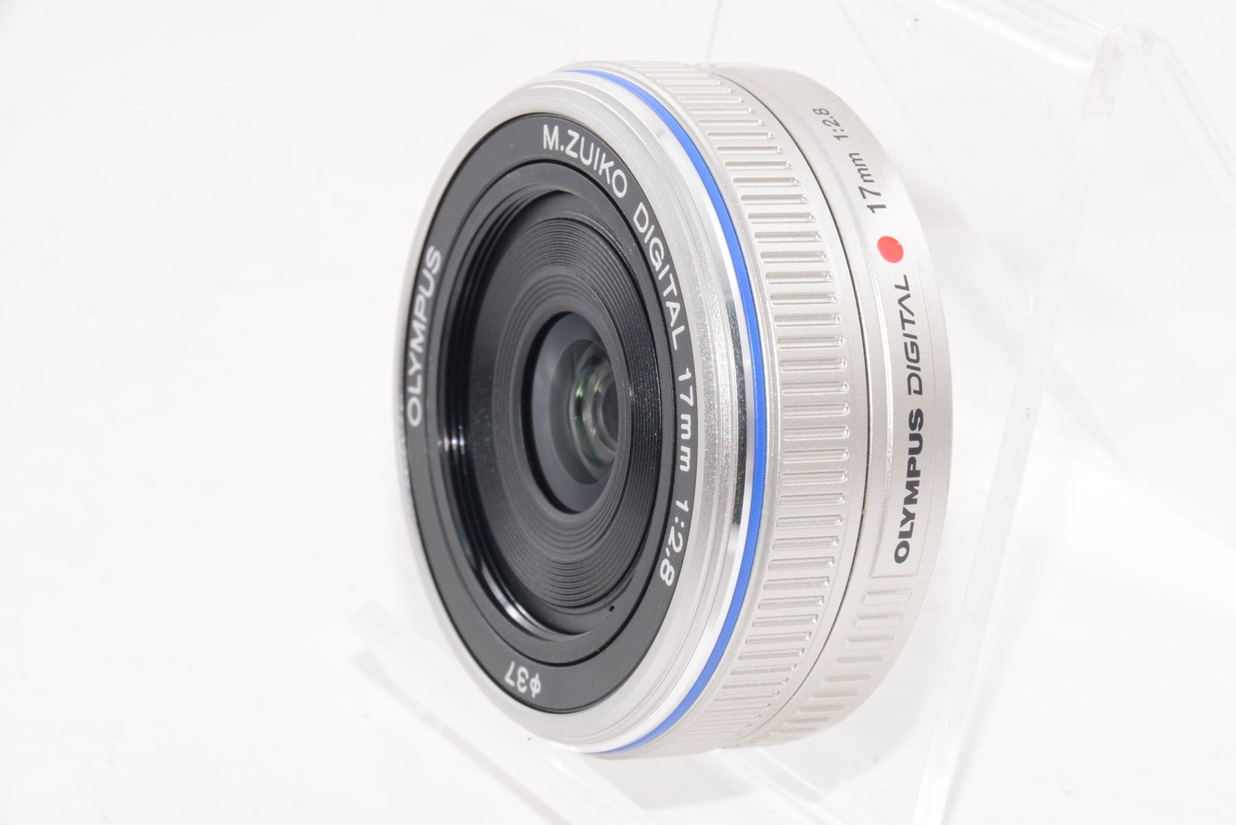 【外観特上級】OLYMPUS パンケーキレンズ M.ZUIKO DIGITAL 17mm F2.8 シルバー