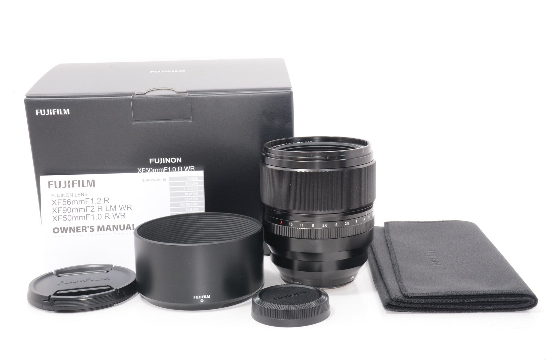 【外観特上級】FUJIFILM フジノンレンズ 単焦点レンズ 大口径 中望遠 XF50mmF1.0 R WR