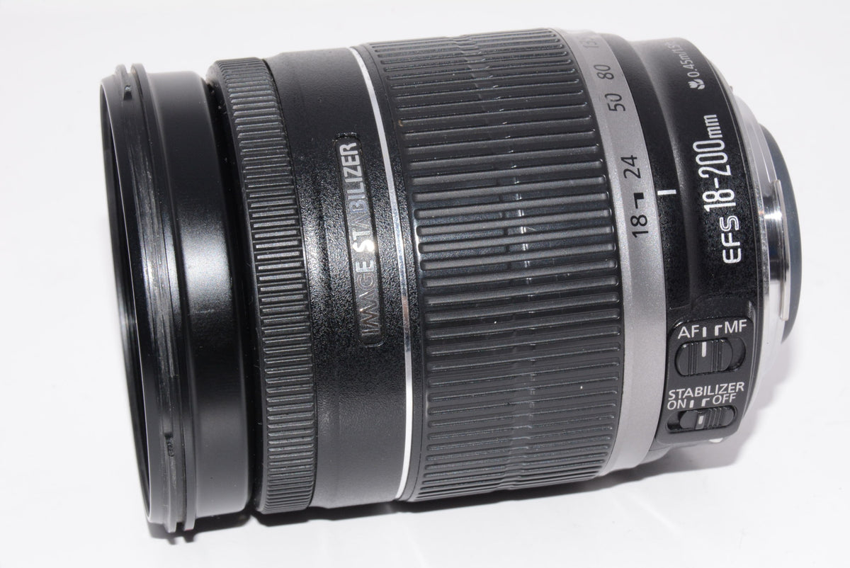 【外観特上級】Canon 望遠ズームレンズ EF-S18-200mm F3.5-5.6 IS APS-C対応