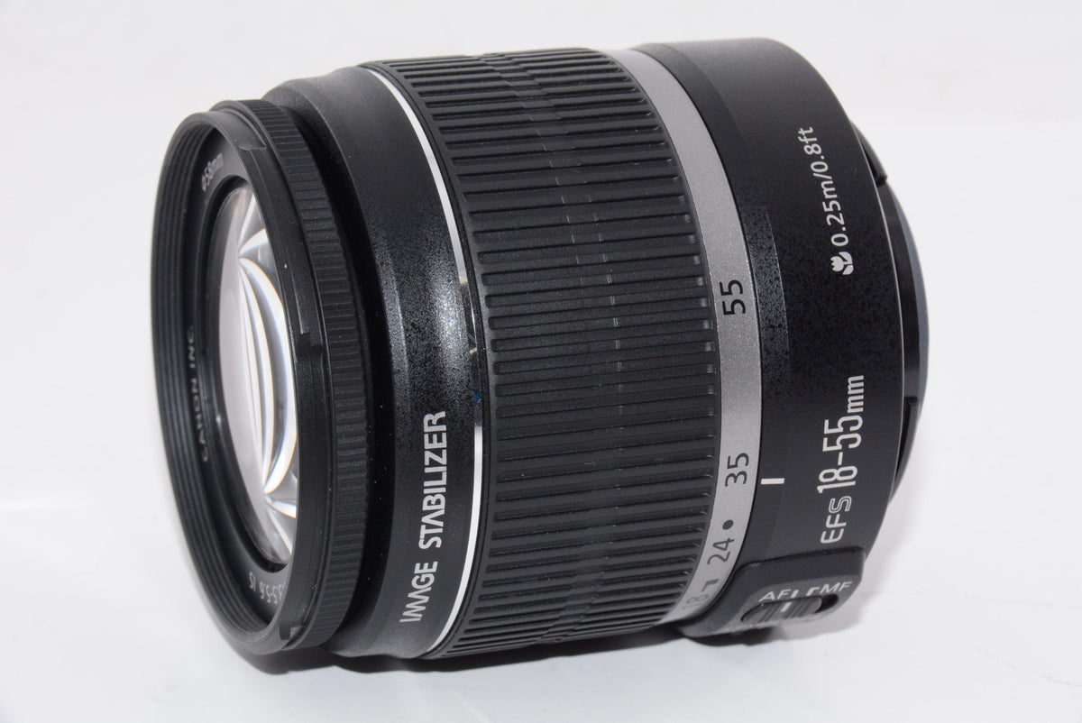 【外観特上級】Canon 標準ズームレンズ EF-S18-55mm F3.5-5.6 IS