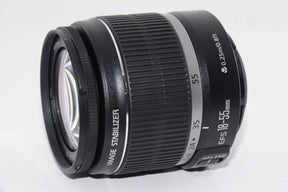 【外観特上級】Canon 標準ズームレンズ EF-S18-55mm F3.5-5.6 IS