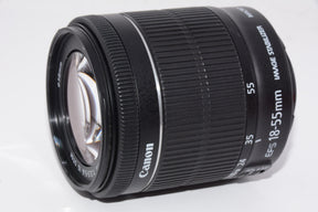 【外観並級】Canon 標準ズームレンズ EF-S18-55mm F3.5-5.6 IS STM