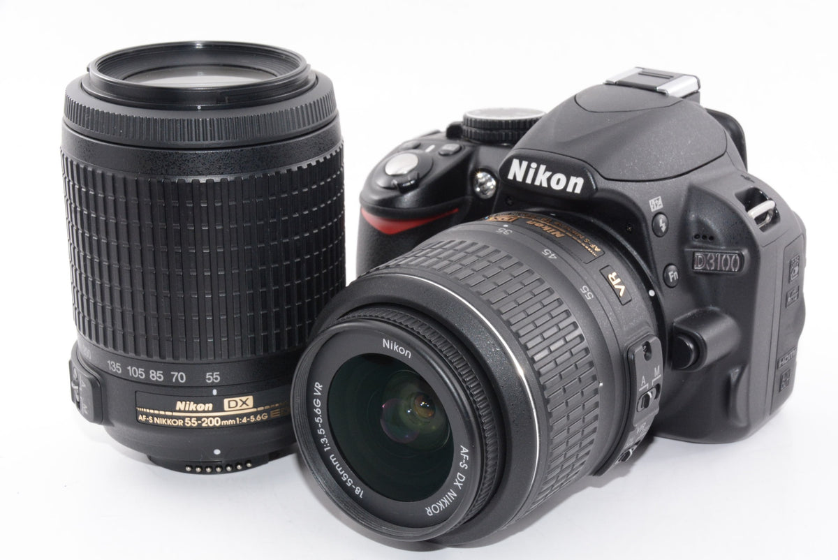 【外観並級】Nikon デジタル一眼レフカメラ D3100 200mmダブルズームキットD3100WZ200