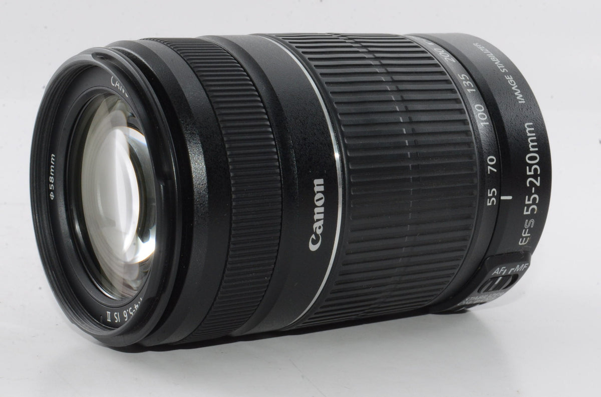 【外観特上級】Canon 望遠ズームレンズ EF-S55-250mm F4-5.6 IS II
