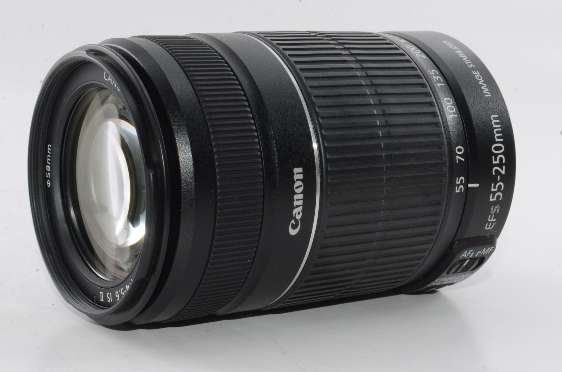 【外観特上級】Canon 望遠ズームレンズ EF-S55-250mm F4-5.6 IS II