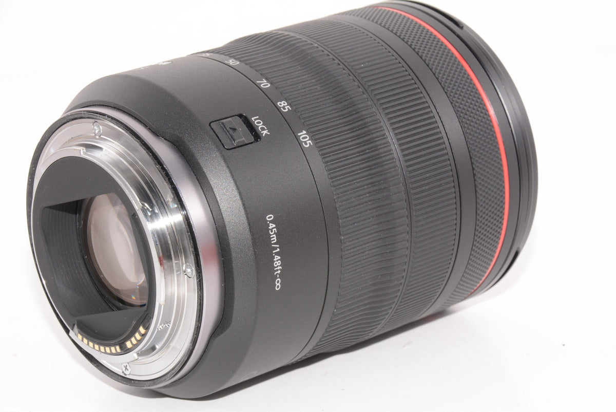 【外観特上級】Canon 中望遠ズームレンズ RF24-105mm F4L IS USM EOSR対応 全長107.3mm ブラック RF24-10540LIS