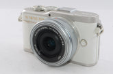 【外観並級】OLYMPUS ミラーレス一眼カメラ PEN E-PL10 14-42mm EZレンズキット ホワイト