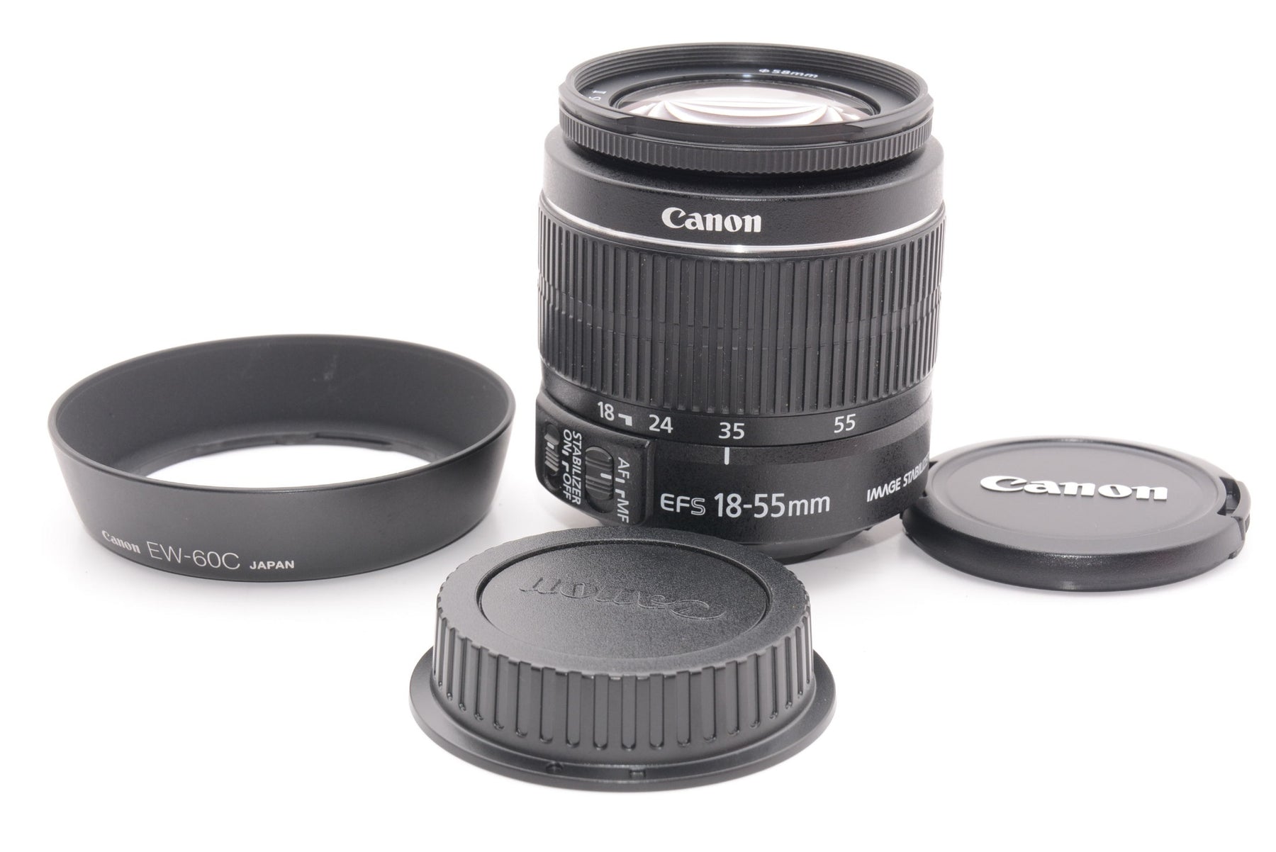 【外観特上級】Canon 標準ズームレンズ EF-S18-55mm F3.5-.5.6 IS II