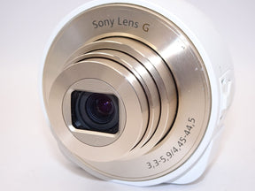 【外観並級】SONY デジタルカメラ Cyber-shot レンズスタイルカメラ QX10 ホワイト DSC-QX10-W