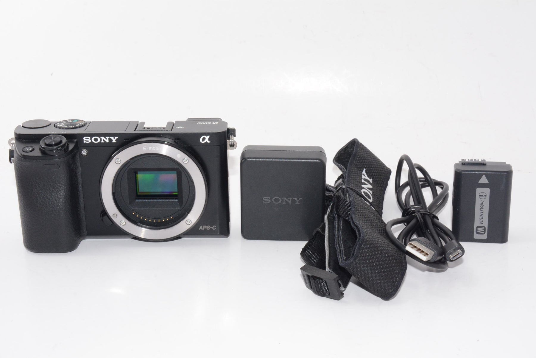 【外観特上級】SONY ミラーレス一眼 α6000 ボディ ブラック ILCE-6000 B