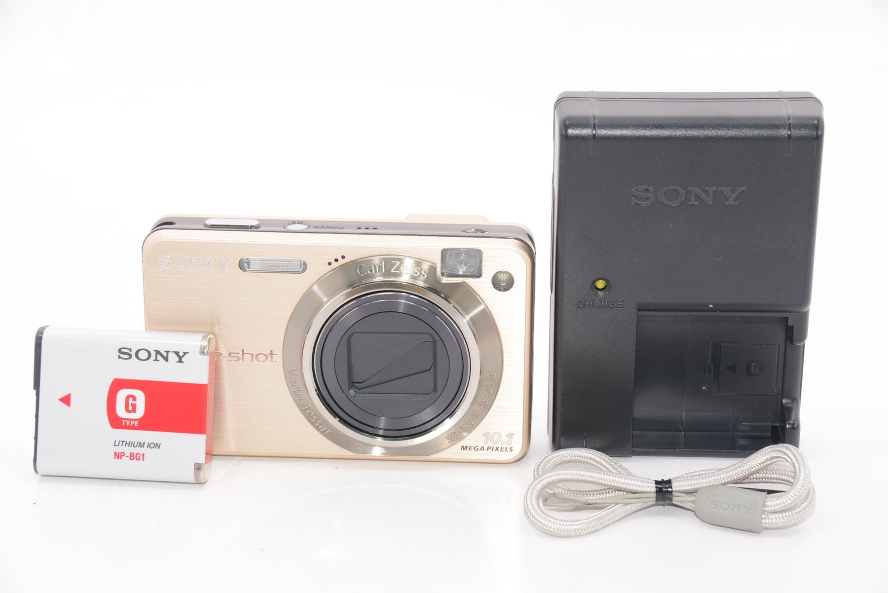 【外観特上級】ソニー SONY デジタルカメラ Cybershot W170 (1010万画素/光学x5/デジタルx10/ゴールド) DSC-W170 N