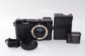 【外観特上級】パナソニック ミラーレス一眼カメラ ルミックス GX7 ボディ ブラック DMC-GX7-K