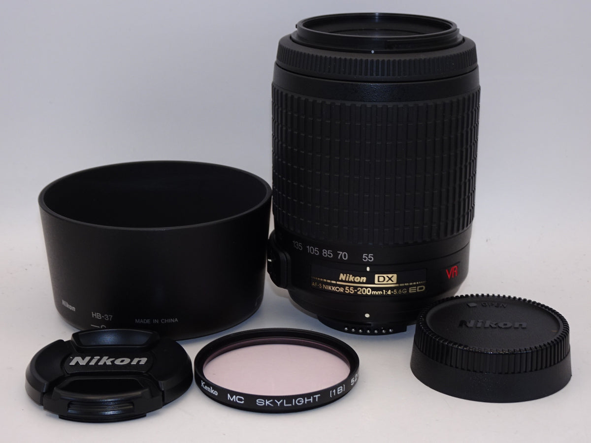 【外観特上級】Nikon AF-S DX Zoom Nikkor ED 55-200mm F4-5.6G ブラック ニコンDXフォーマット専用