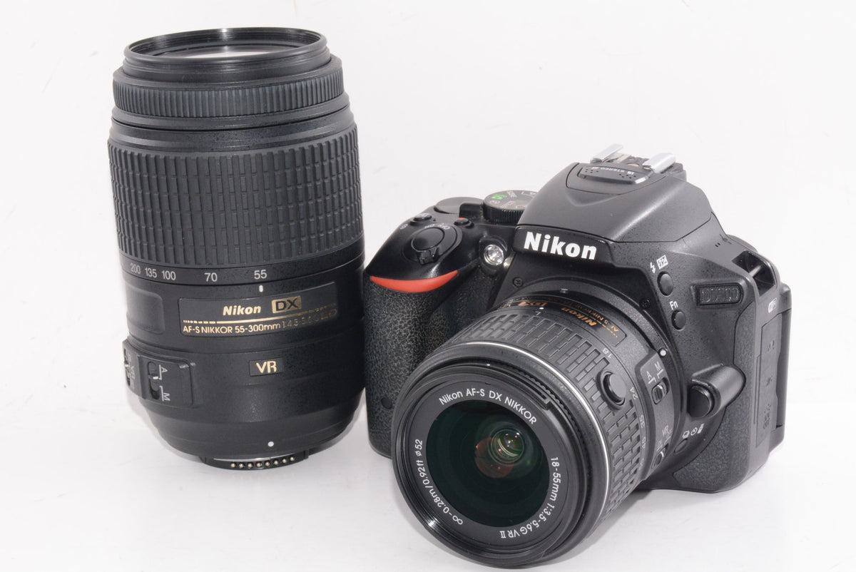 【外観特上級】Nikon D5500 ダブルズームキット ブラック