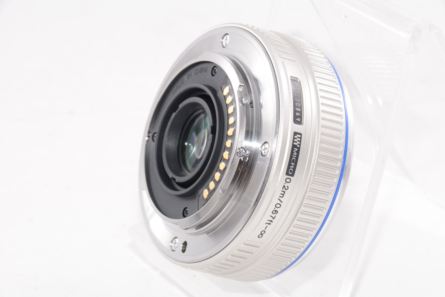 【外観特上級】OLYMPUS パンケーキレンズ M.ZUIKO DIGITAL 17mm F2.8 シルバー