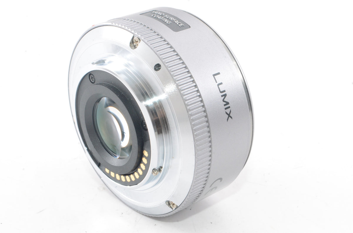 【外観並級】パナソニック マイクロフォーサーズ用 ルミックス G X VARIO PZ 14-42mmF3.5-5.6  シルバー
