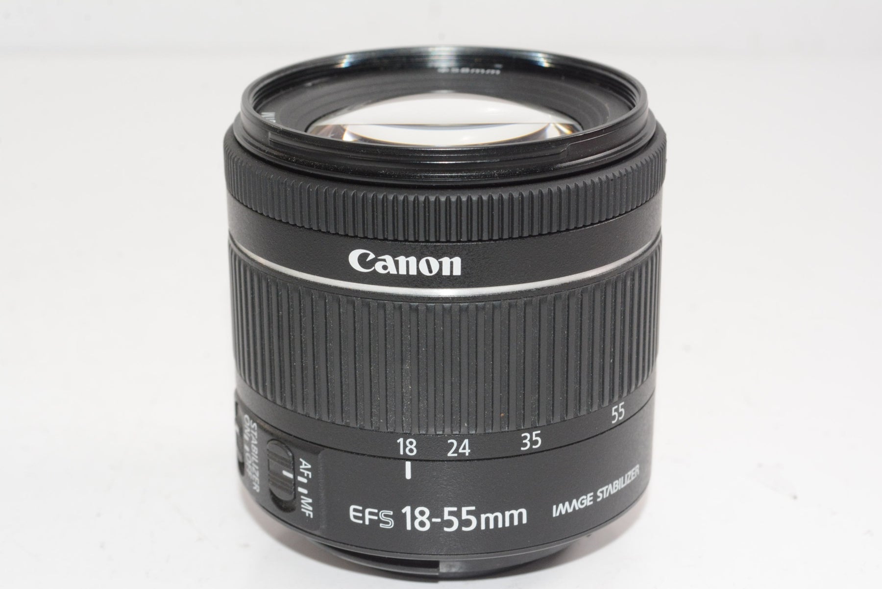 【外観並級】Canon 標準ズームレンズ EF-S18-55mm F4.0-5.6IS STM