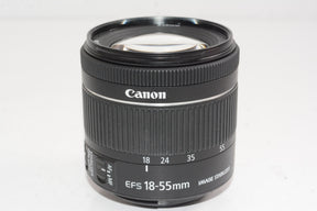 【外観並級】Canon 標準ズームレンズ EF-S18-55mm F4.0-5.6IS STM