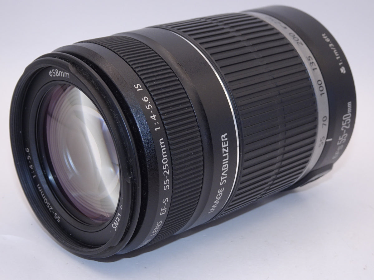 【外観特上級】Canon 望遠レンズ EF-S55-250mm F4-5.6 IS