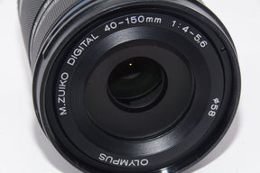 【外観特上級】OLYMPUS M.ZUIKO DIGITAL ED 40-150mm F4.0-5.6 R ブラック