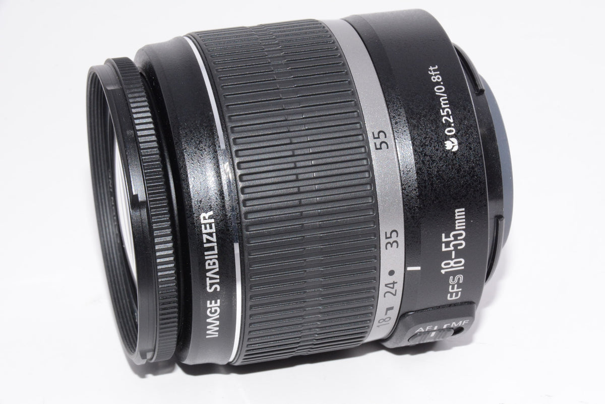 【外観特上級】Canon 標準ズームレンズ EF-S18-55mm F3.5-5.6 IS