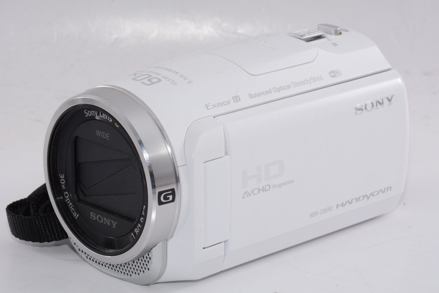 【外観並級】ソニー ビデオカメラ Handycam HDR-CX680 ホワイト