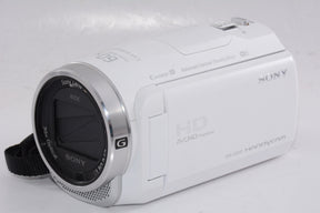 【外観並級】ソニー ビデオカメラ Handycam HDR-CX680 ホワイト