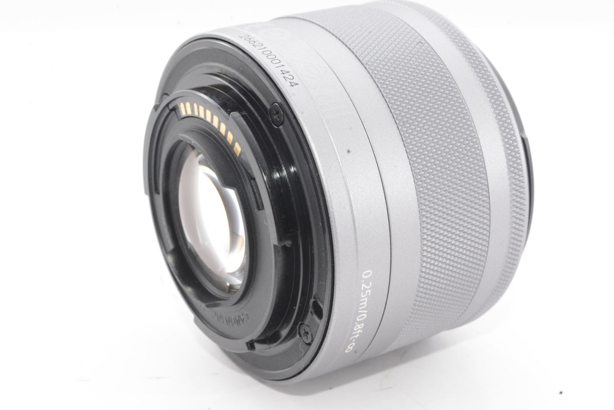 【外観特上級】Canon 標準ズームレンズ EF-M15-45mm F3.5-6.3IS STM(シルバー) ミラーレス一眼対応 EF-M15-45ISSTMSL