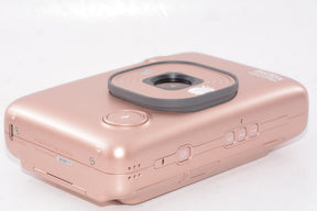 【外観特上級】FUJIFILM チェキ インスタントカメラ/スマホプリンター instax mini LiPlay ブラッシュゴールド
