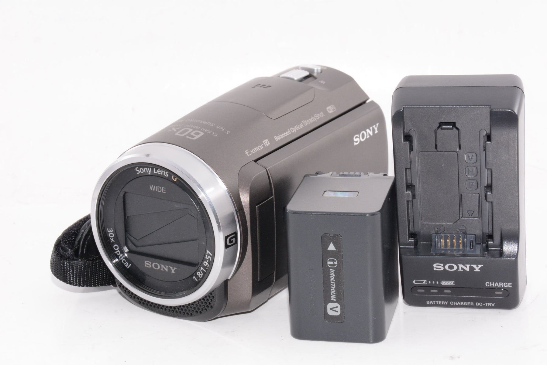 【外観並級】ソニー ビデオカメラ Handycam ブロンズブラウンHDR-CX680 TI
