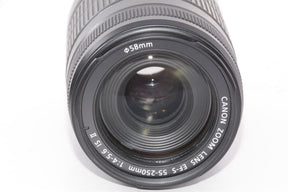 【外観特上級】Canon 望遠ズームレンズ EF-S55-250mm F4-5.6 IS II